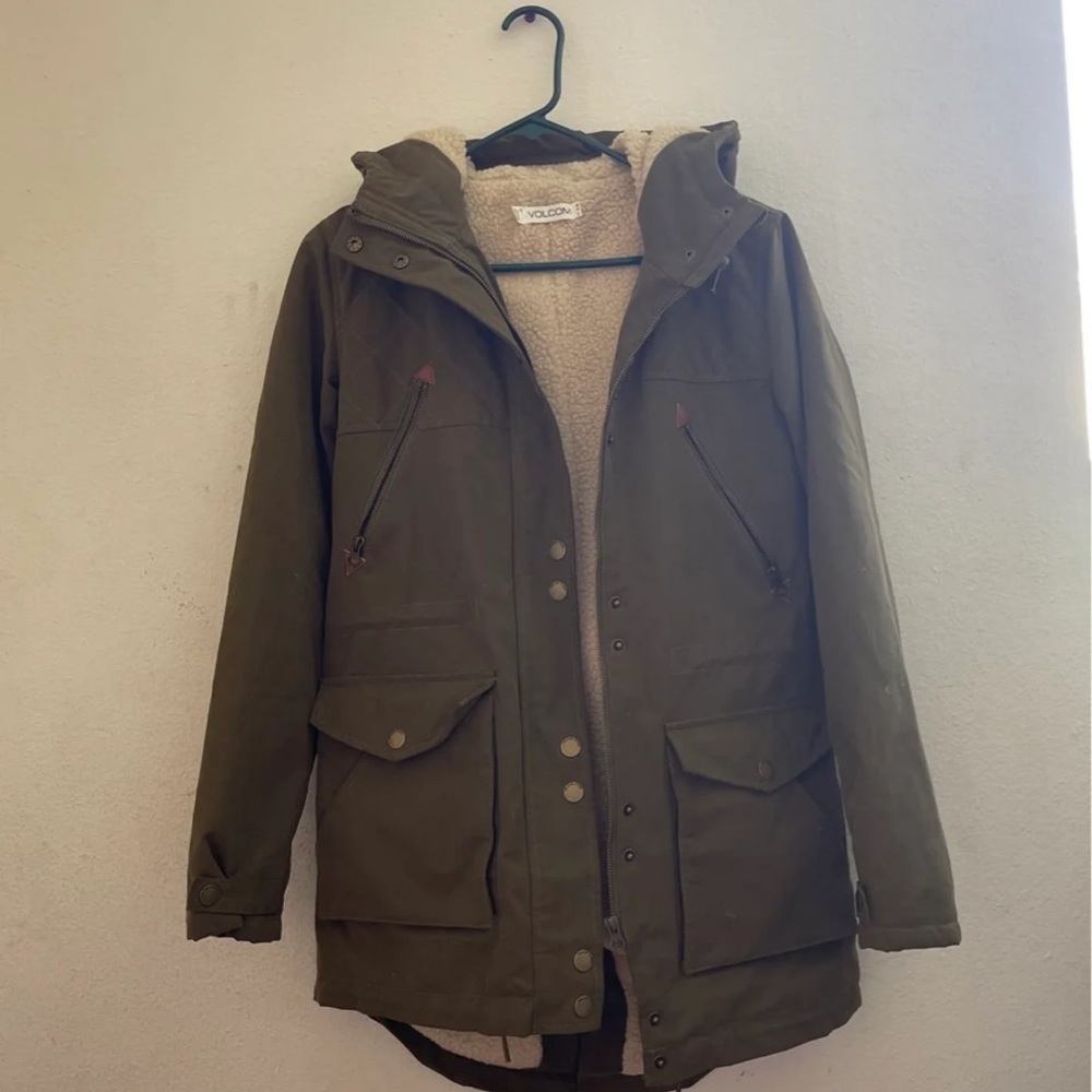 Volcom Army green jacket